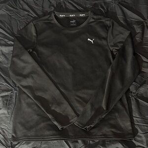 Puma Women's Black Long Sleeve Tee